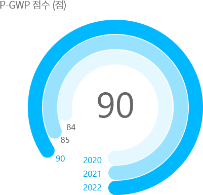 P-GWP 점수 (점)